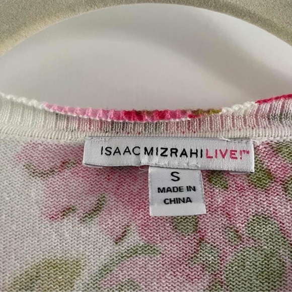 Issac Mizrahi Floral Cardigan - Picture 3 of 3